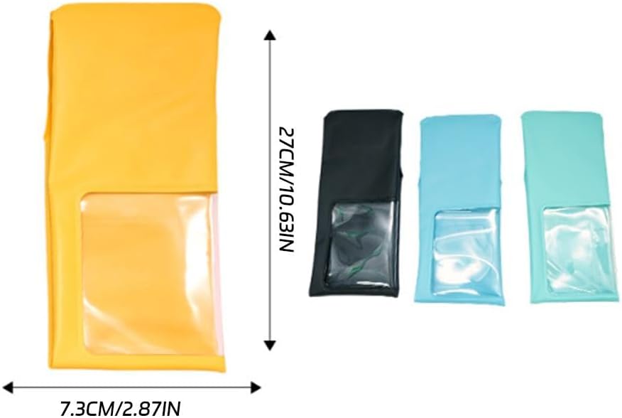Smartwatch Protector Case, Waterproof Bag for Swimming and Diving, PVC Touch Screen Protective Case (Yellow)