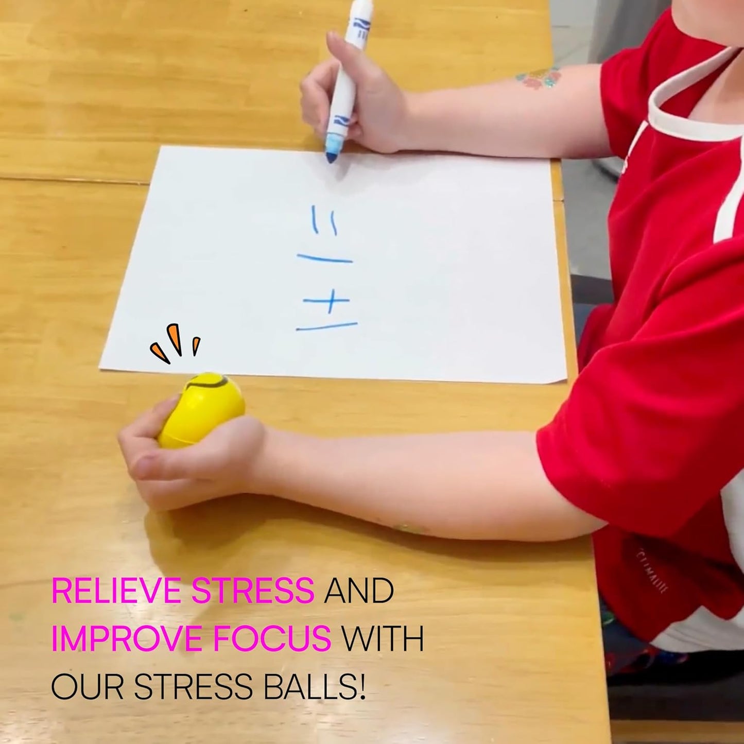 24 Pack Stress Balls for Kids and Adults - 2" Stress Ball in Bulk - Neon Yellow Squishy Balls with Smiley Faces - Fun Party Favors for Classroom, Goodie Bags, and Fidget Toys for Kids