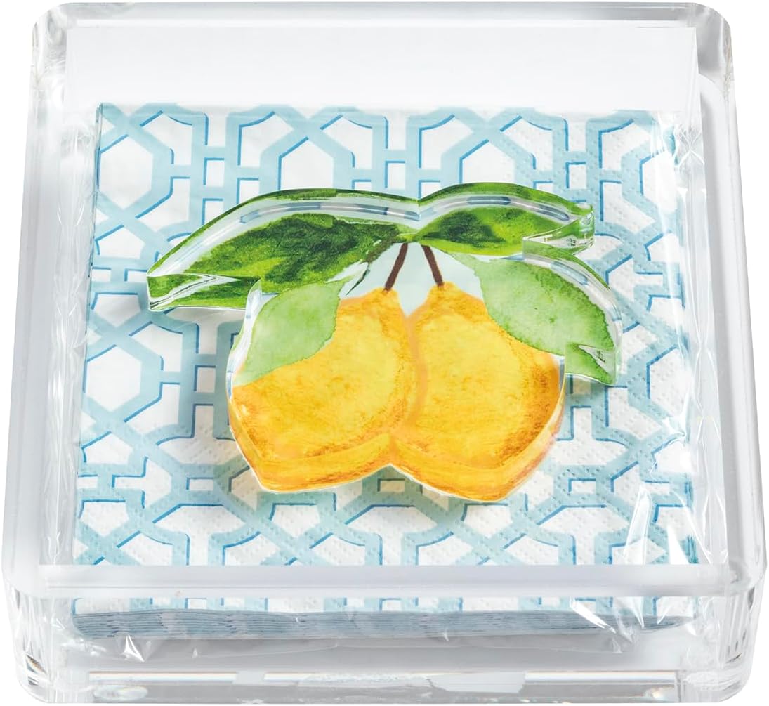Acrylic Lemon Napkin Holder