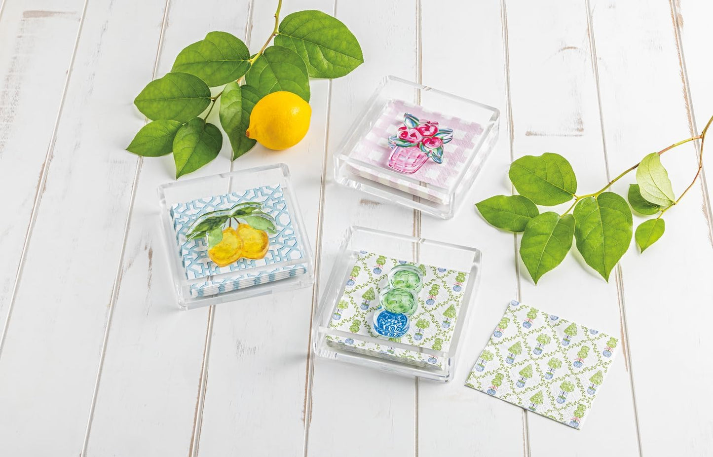 Acrylic Lemon Napkin Holder