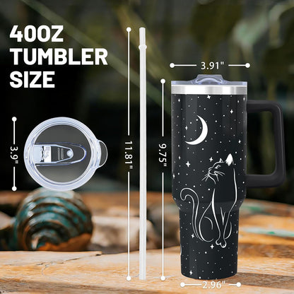 40oz Lemon Tumbler with Handle Cup, Lemon Gifts for Women | Cute Yellow Lemon Stainless Steel Leak-proof Cup Water Bottle Tumbler, Lemon Gifts for Women Birthday Christmas Mothers Day