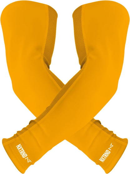 1 Pair Compression Arm Sleeves for Men, Breathable Football, Basketball, Baseball Accessory, Adult & Kids