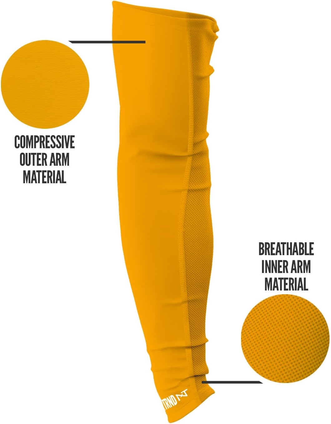 1 Pair Compression Arm Sleeves for Men, Breathable Football, Basketball, Baseball Accessory, Adult & Kids