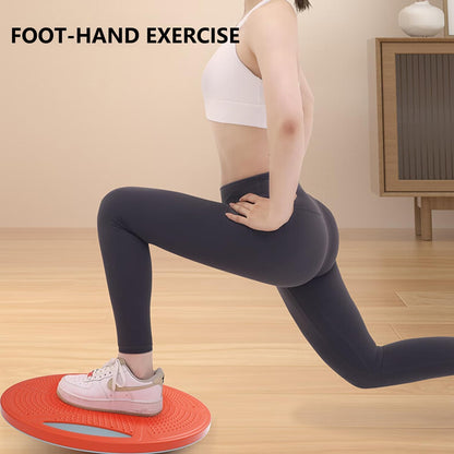Upgraded Wobble Balance Board, 16.34”TPE Non-Slip Stability Board, Portable Exercise Balance Trainer with Handle for Home Gym, Standing Desk, Core Training & Physical Therapy for Adults Kids