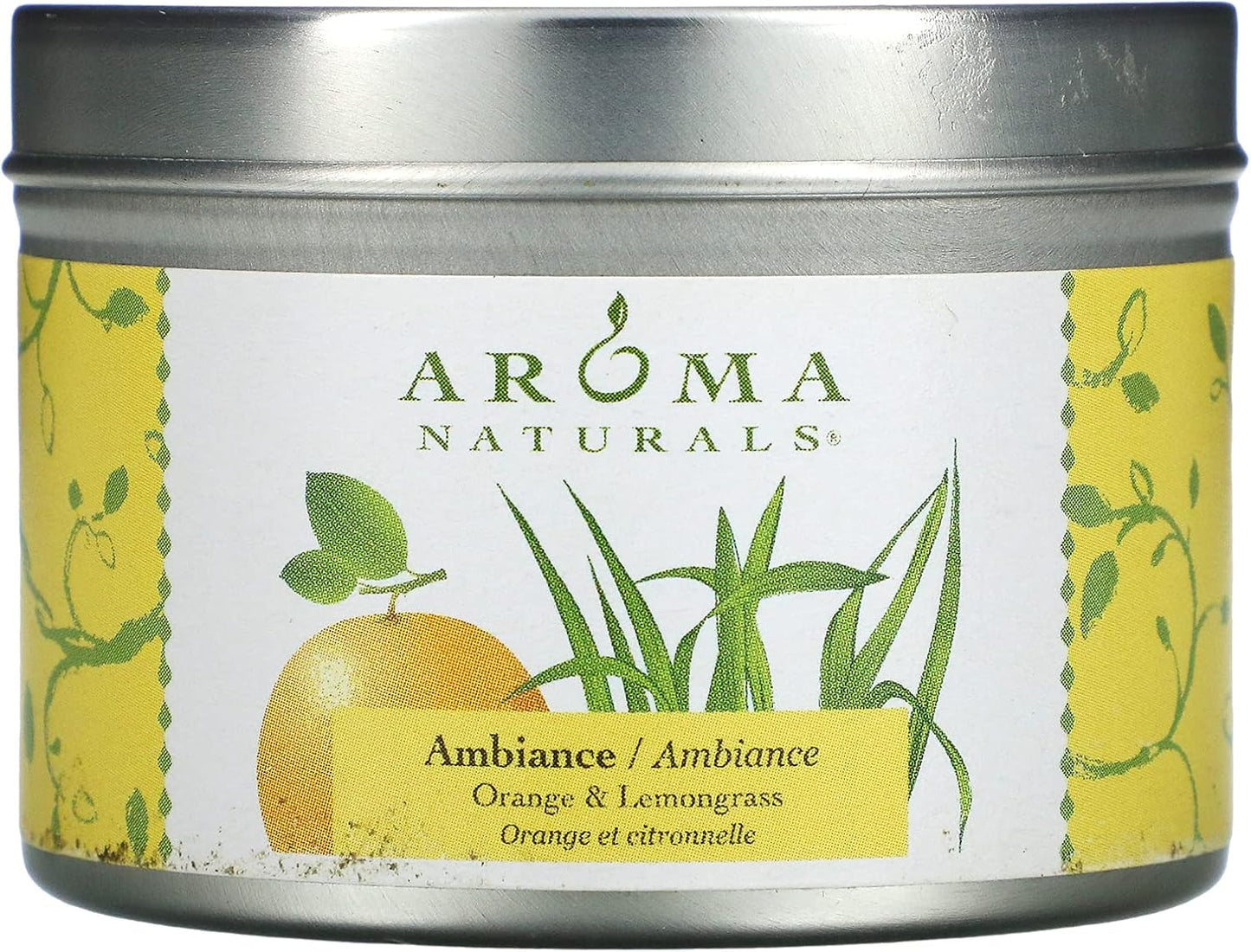 Travel Tins Candle Ambiance Lemon 1 Container