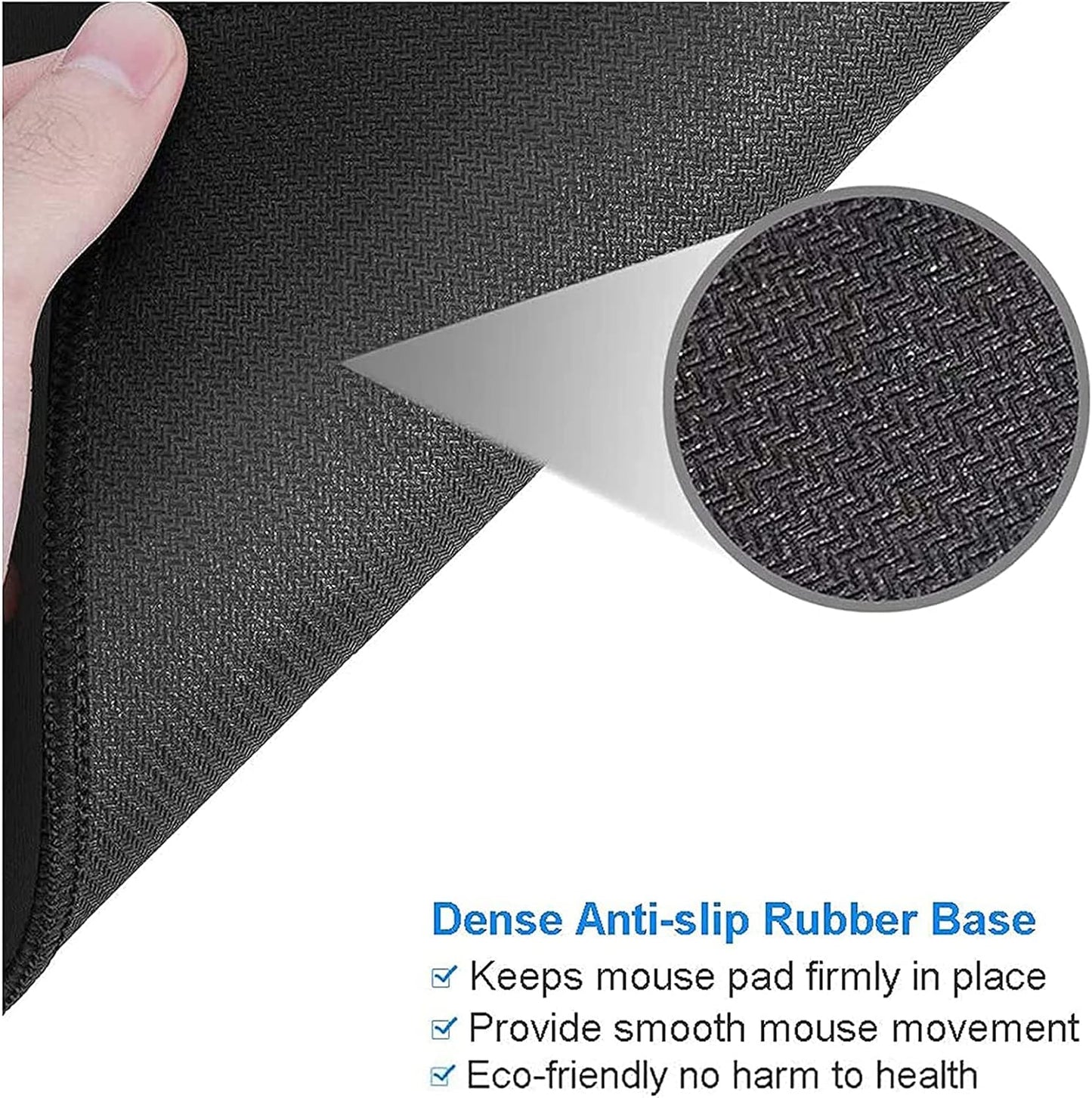 Mouse Pad, Non-Slip Rubber Base Mousepad with Stitched Edge, Gaming Round Mouse Pads, Waterproof Office Mouse Pad, Small Size 7.87 x 7.87 Inch (Lemons)