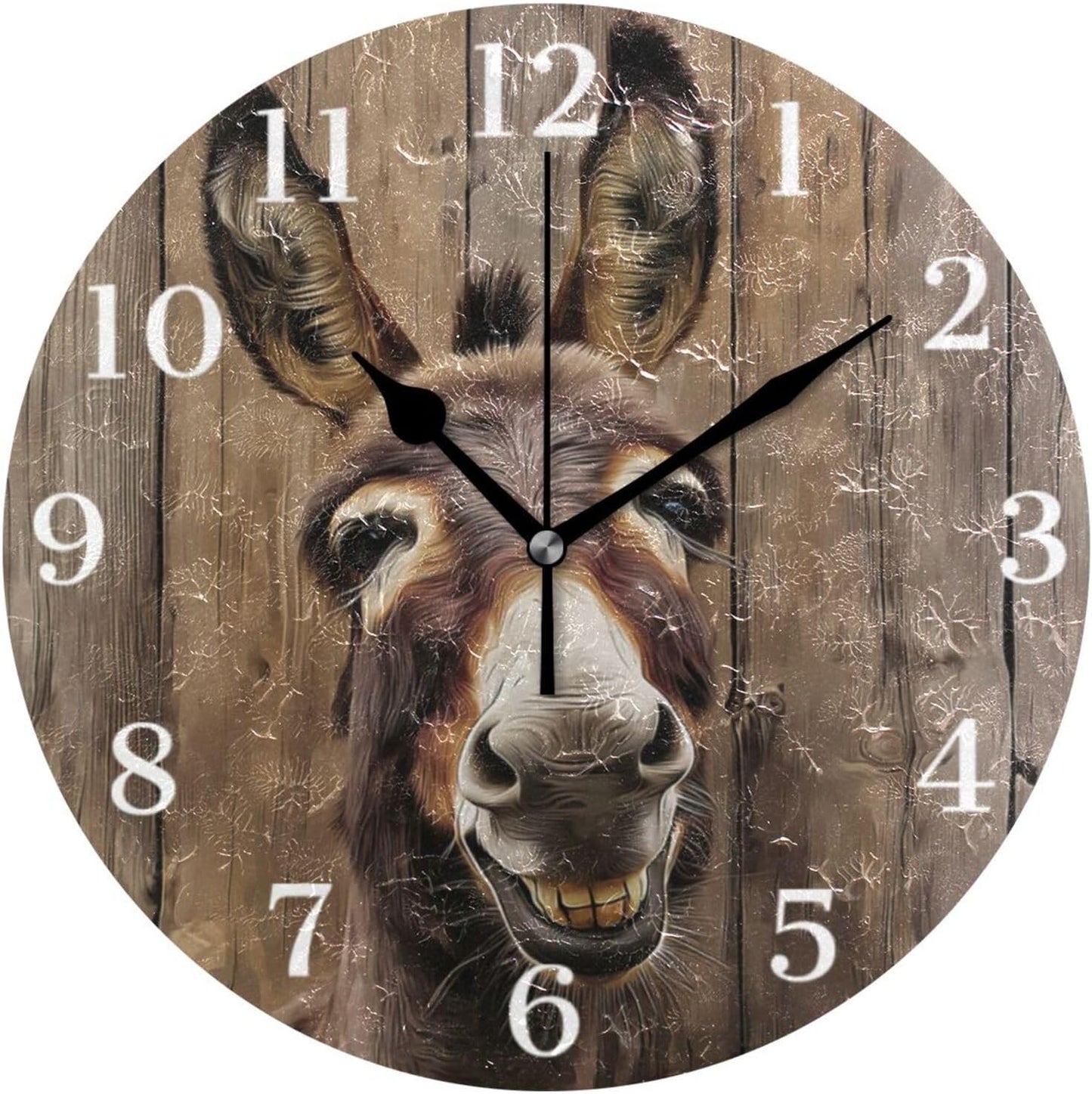 Lemon Yellow Wall Clock Silent Non-Ticking Battery Operated Clocks 9.5 Inch for Kitchen Home Living Room