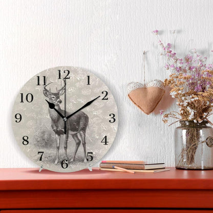Lemon Yellow Wall Clock Silent Non-Ticking Battery Operated Clocks 9.5 Inch for Kitchen Home Living Room