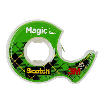 Magic Tape, 3 Dispensered Rolls, 3/4 x 300 Inches, Clear