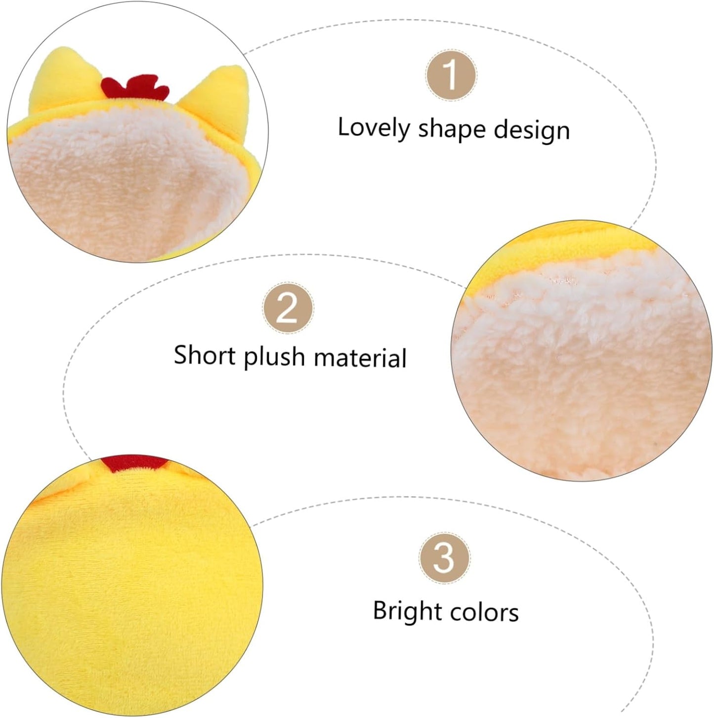 Warm Yellow Chicken Nest Pet Bed Soft Hamster House Small Animal Bedding Compact Design for Small Pets