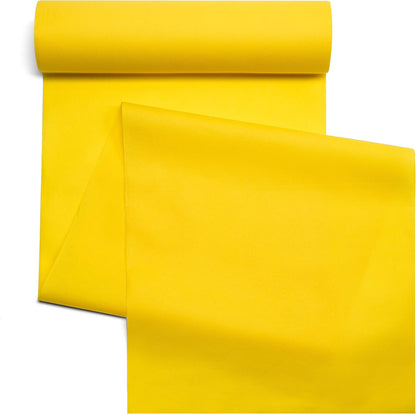 American Homestead Paper Table Runner Roll - 78 ft. Disposable Linen-Like Table Cover Roll - 20 Perforated Table Runners (16" x 48") for Parties, Weddings, and Events - Yellow