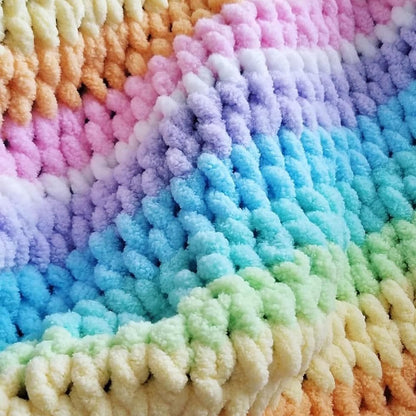 Chunky Chenille Yarn for Crocheting,Yellow Fluffy Velvet Plush Yarn Thick Soft Chunky Chenille Yarn Baby Blanket Yarn for Crocheting Knitting Beginners 100g(Chicken Yellow