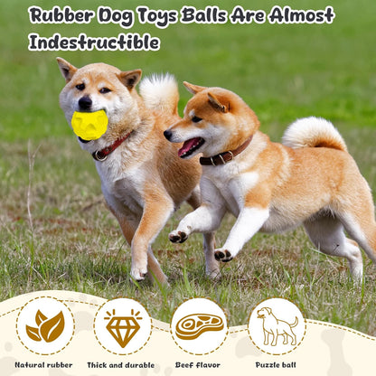 Interactive Dog Puzzle Toys for Boredom, Dog Treat Balls for Large Dogs | Dogs Enrichment Toys to Keep Them Busy, Tough Treat Dispensing Dog Toys, Interactive Dogs Toys for Boredom to Keep Them Busy