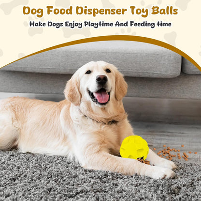 Interactive Dog Puzzle Toys for Boredom, Dog Treat Balls for Large Dogs | Dogs Enrichment Toys to Keep Them Busy, Tough Treat Dispensing Dog Toys, Interactive Dogs Toys for Boredom to Keep Them Busy