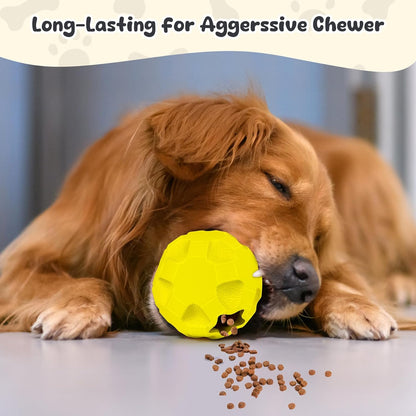 Interactive Dog Puzzle Toys for Boredom, Dog Treat Balls for Large Dogs | Dogs Enrichment Toys to Keep Them Busy, Tough Treat Dispensing Dog Toys, Interactive Dogs Toys for Boredom to Keep Them Busy