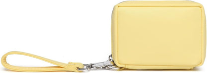 Women's Wristband Bag – Lightweight Nylon Wallet, Ideal for Everyday Use and Travel (Nylon/Yellow)