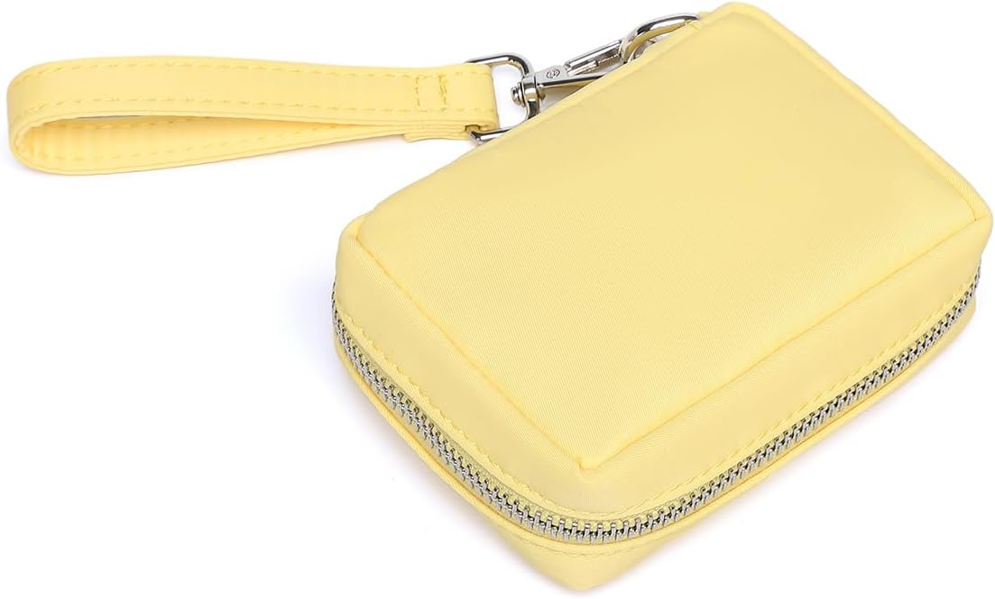 Women's Wristband Bag – Lightweight Nylon Wallet, Ideal for Everyday Use and Travel (Nylon/Yellow)