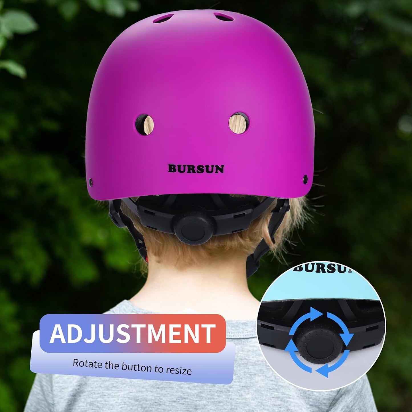 Kids Bike Helmet Ventilation & Adjustable Toddler Helmet for Ages 2-14 Kids Boys Girls Multi-Sport Helmet for Skateboard Roller Skateing Bicycle Scooter blance Bike