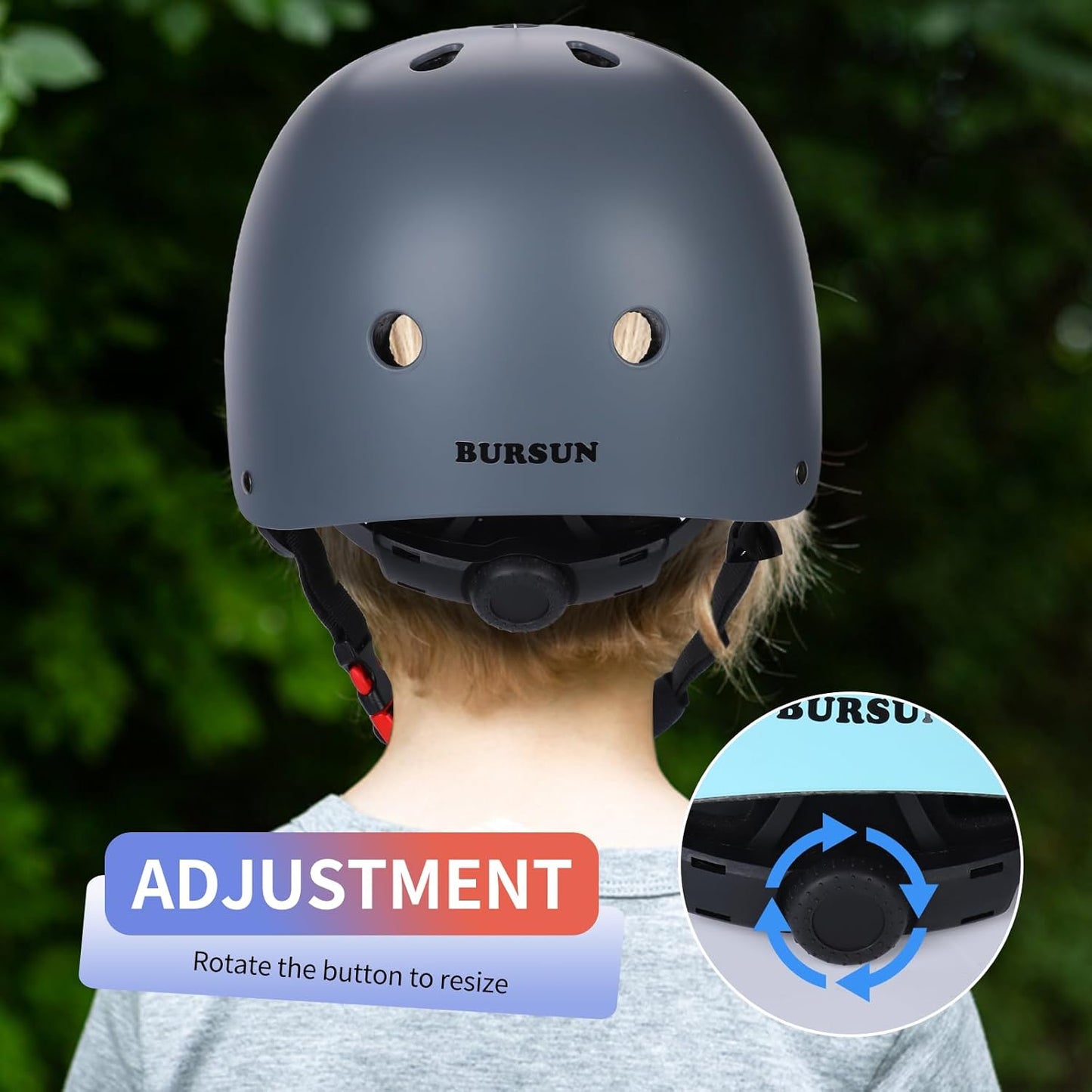 Kids Bike Helmet Ventilation & Adjustable Toddler Helmet for Ages 2-14 Kids Boys Girls Multi-Sport Helmet for Skateboard Roller Skateing Bicycle Scooter blance Bike