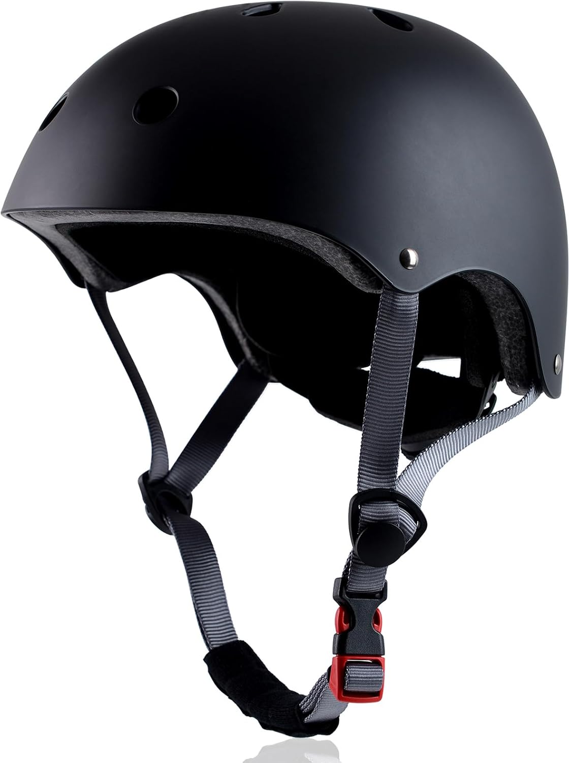 Skateboard Bike Helmet, 3 Sizes for Adult Youth & Kids | Lightweight, Adjustable, Certified Multi-Sport for Bicycle, Inline/Roller Skates, Kick Scooter