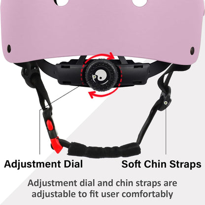 Skateboard Bike Helmet, 3 Sizes for Adult Youth & Kids | Lightweight, Adjustable, Certified Multi-Sport for Bicycle, Inline/Roller Skates, Kick Scooter