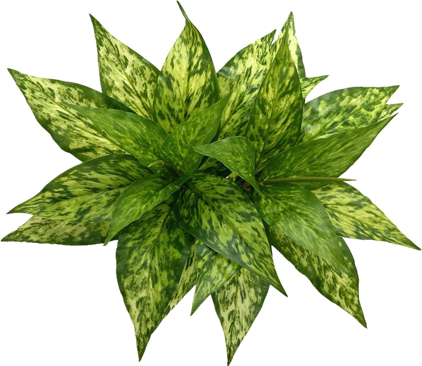 Artificial Agave Fake Plants, Faux Shrubs Grass Bushes Plant Plastic Flowers for Wedding Party Office Indoor Outdoor Room Yard Garden Greenery Leaves Decor Planter Filler Decoration Yellow 2 Pack