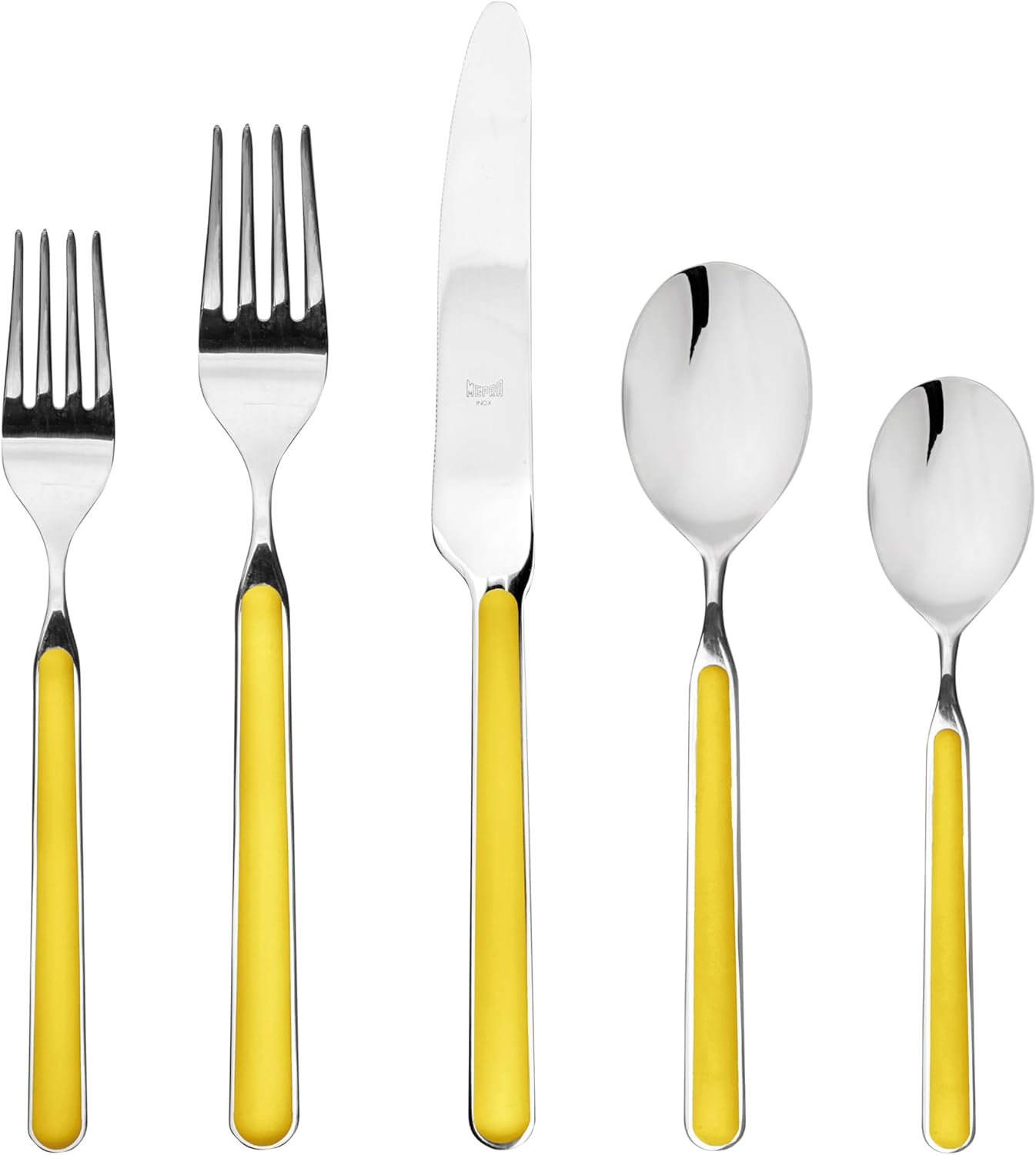 Flatware Set, Yellow