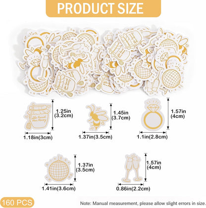 She Found Her Honey Confetti, Bee Theme Bridal Shower Party Decorations, Yellow and Pink, Bachelorette Birthday Cake Smash Photo Prop Supplies