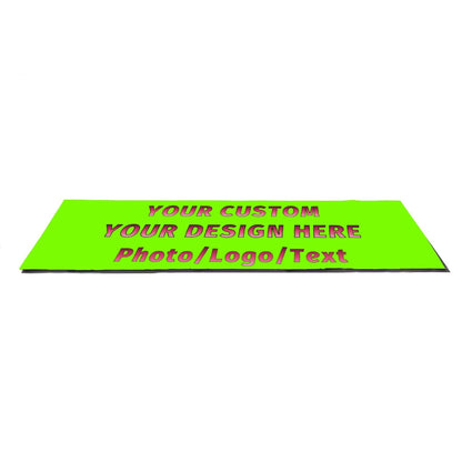 Skateboard and Longboard Custom Grip Tape Sheet Add Your Photo Logo Text Personalized Skidproof Sticker, Customizable Wear-Proof Grip Tapes, Yellow