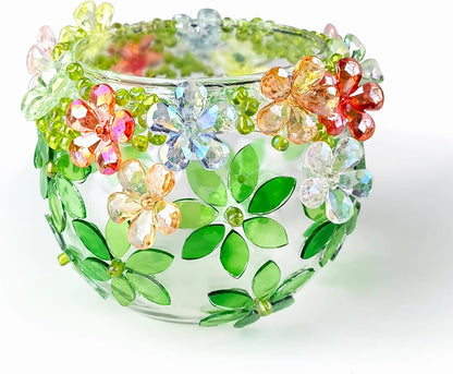 100g Petal Mosaic Tiles, High Transparency Stained Glass Mosaic Tiles, DIY Handmade Lampshade Artwork and Stained Glass Projects, Approx. 360 Pieces,Mixed Colors
