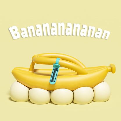 Unisex Banana Flip Flops for Women Men Cloud Slides Sandals Pillow Non Slip Slippers Bathroom Shower Slippers Shoes