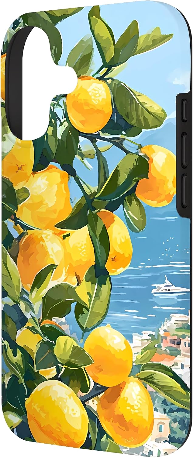 Italian Coast with Amalfi Lemons from The Mediterranean Sea Case for iPhone 17
