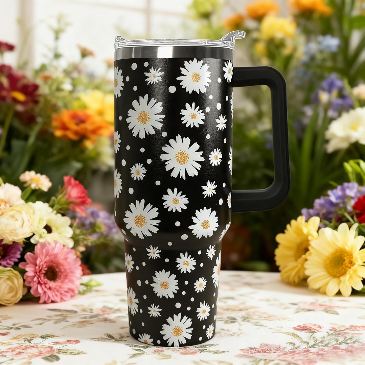 30 oz Stainless Steel Tumbler with lid and Straw,Yellow CoffeeTravel Mug Cup Water Botter, Lemon Gifts for Lemon Lovers - Colors B