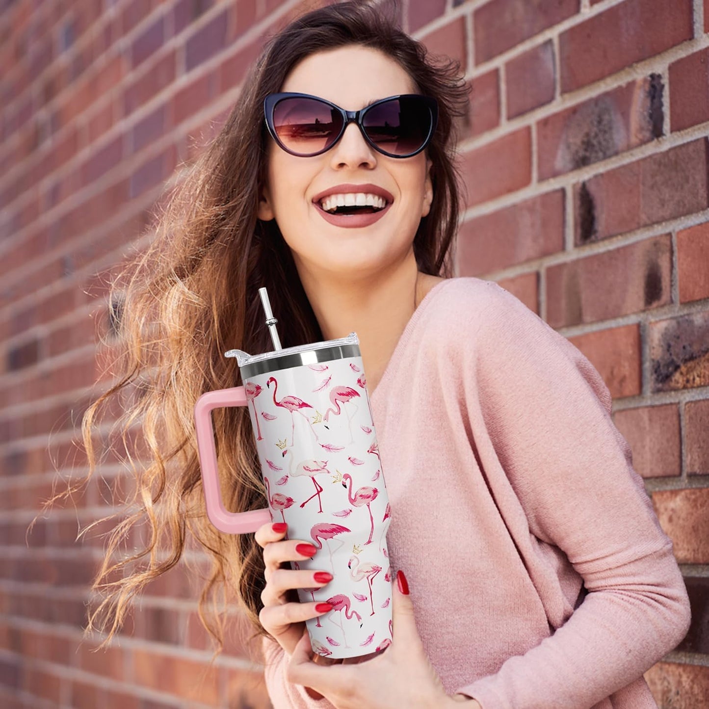 30 oz Stainless Steel Tumbler with lid and Straw,Yellow CoffeeTravel Mug Cup Water Botter, Lemon Gifts for Lemon Lovers - Colors B