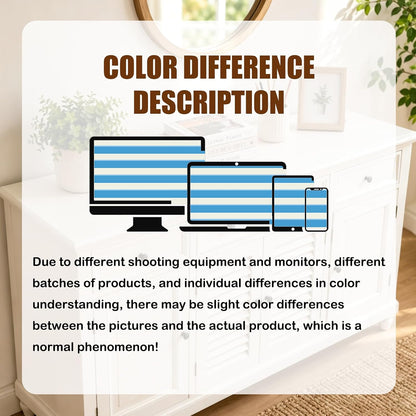 Tablerunner and Placemats Set of 7 Blue-White Stripe Lemon Decor Linen Square Placemats for Dining Dining Sets and Accessories Summer Picnic, Outdoor BBQ, Breakfast Table