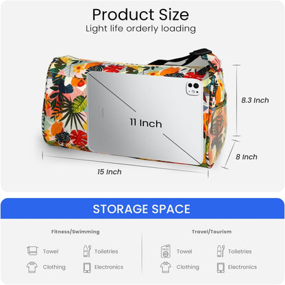Small Gym Bag for Women & Men,Small Lightweight Duffel Bag Carry On Bags Mini Duffel Travel Bag Waterproof Sports Bags for Workout/Sport/Travel, Yellow