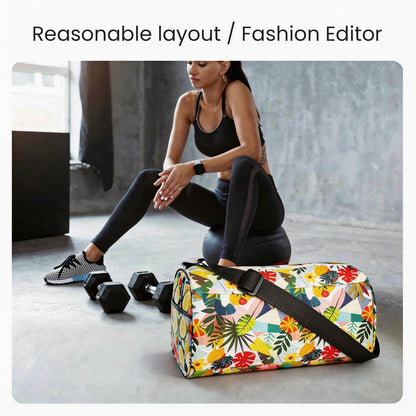 Small Gym Bag for Women & Men,Small Lightweight Duffel Bag Carry On Bags Mini Duffel Travel Bag Waterproof Sports Bags for Workout/Sport/Travel, Yellow