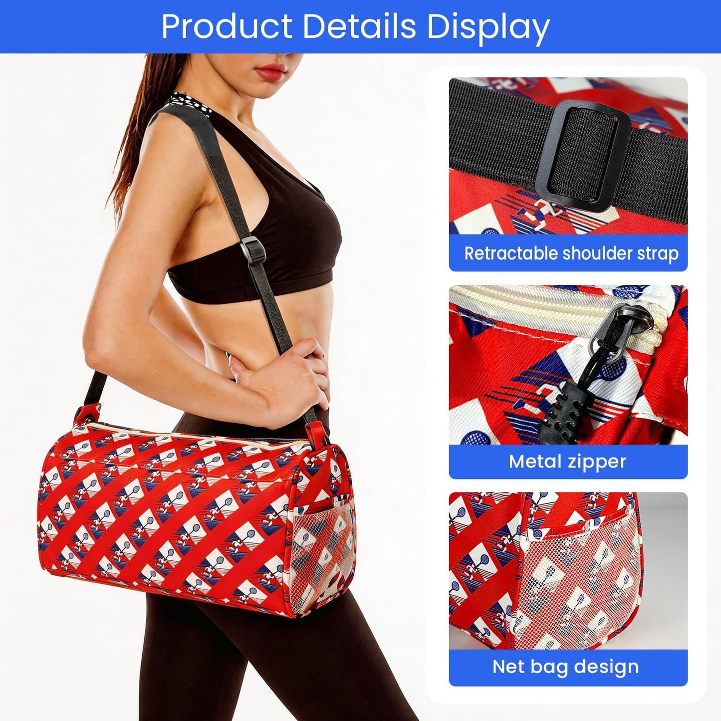 Small Gym Bag for Women & Men,Small Lightweight Duffel Bag Carry On Bags Mini Duffel Travel Bag Waterproof Sports Bags for Workout/Sport/Travel, Yellow
