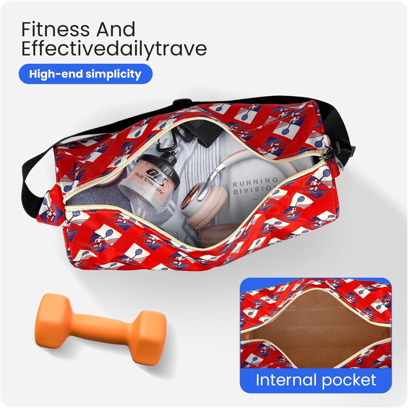 Small Gym Bag for Women & Men,Small Lightweight Duffel Bag Carry On Bags Mini Duffel Travel Bag Waterproof Sports Bags for Workout/Sport/Travel, Yellow