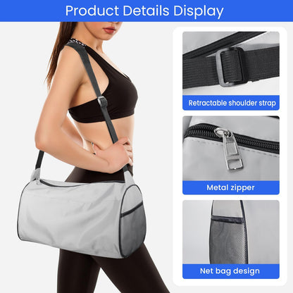 Small Gym Bag for Women & Men,Small Lightweight Duffel Bag Carry On Bags Mini Duffel Travel Bag Waterproof Sports Bags for Workout/Sport/Travel, Yellow