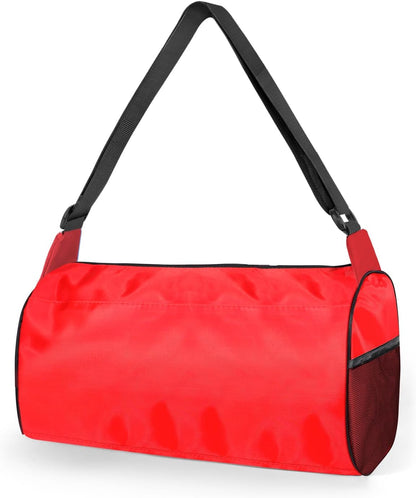 Small Gym Bag for Women & Men,Small Lightweight Duffel Bag Carry On Bags Mini Duffel Travel Bag Waterproof Sports Bags for Workout/Sport/Travel, Yellow