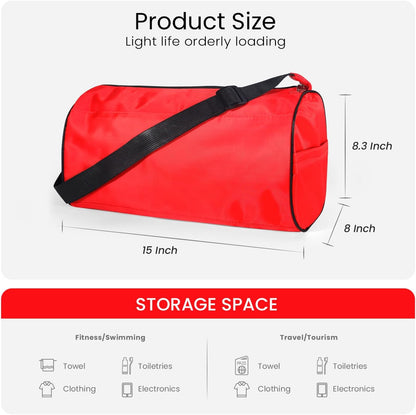 Small Gym Bag for Women & Men,Small Lightweight Duffel Bag Carry On Bags Mini Duffel Travel Bag Waterproof Sports Bags for Workout/Sport/Travel, Yellow