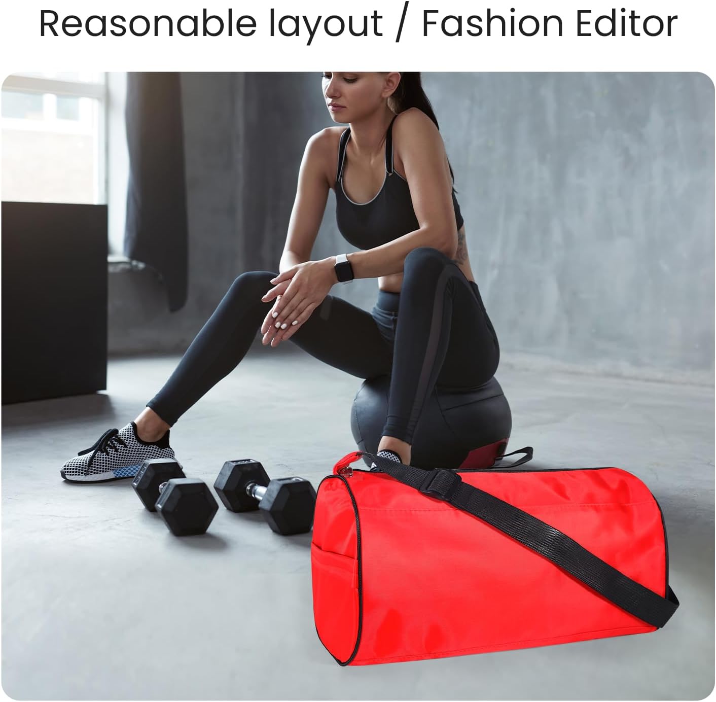 Small Gym Bag for Women & Men,Small Lightweight Duffel Bag Carry On Bags Mini Duffel Travel Bag Waterproof Sports Bags for Workout/Sport/Travel, Yellow