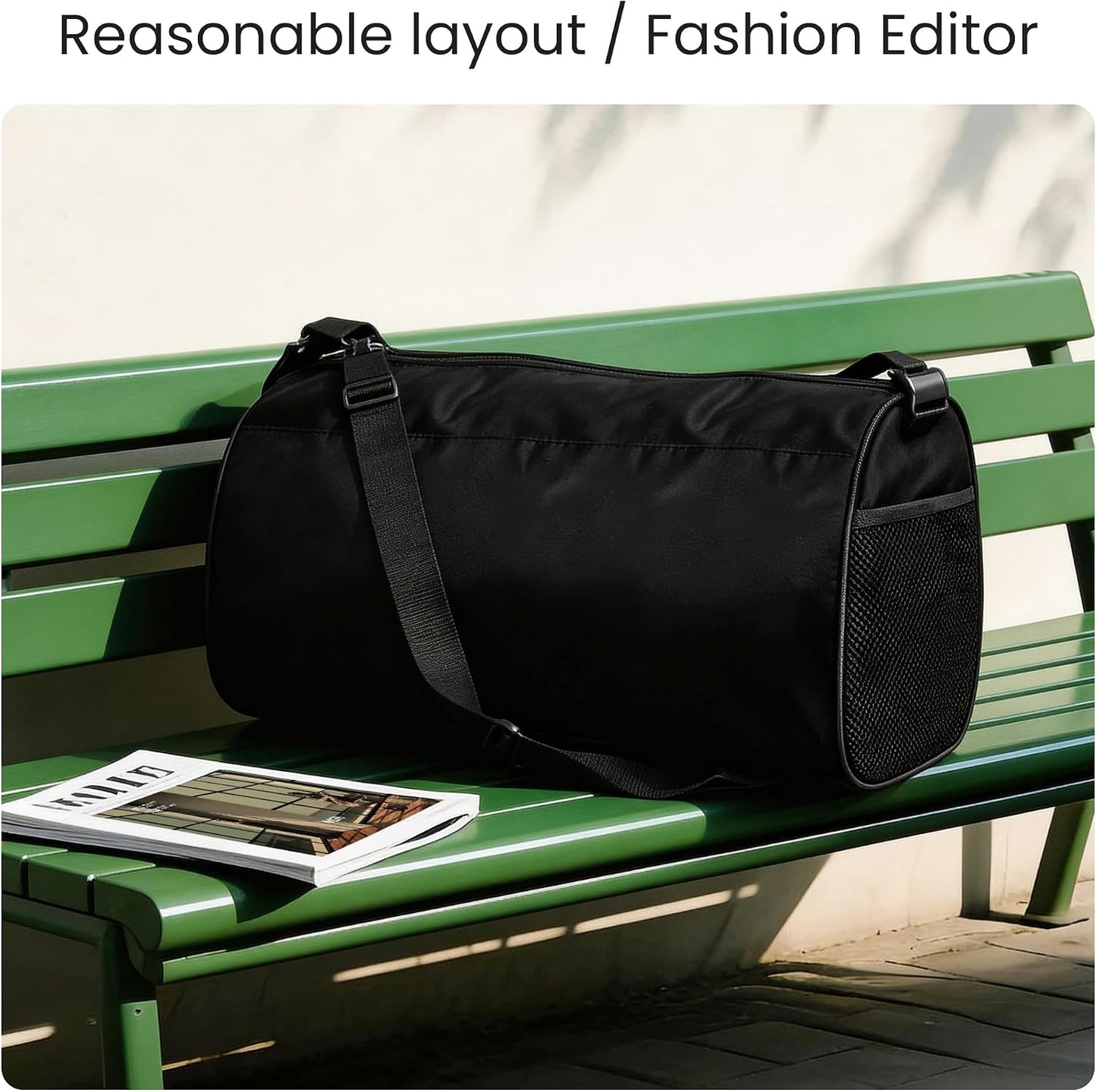 Small Gym Bag for Women & Men,Small Lightweight Duffel Bag Carry On Bags Mini Duffel Travel Bag Waterproof Sports Bags for Workout/Sport/Travel, Yellow