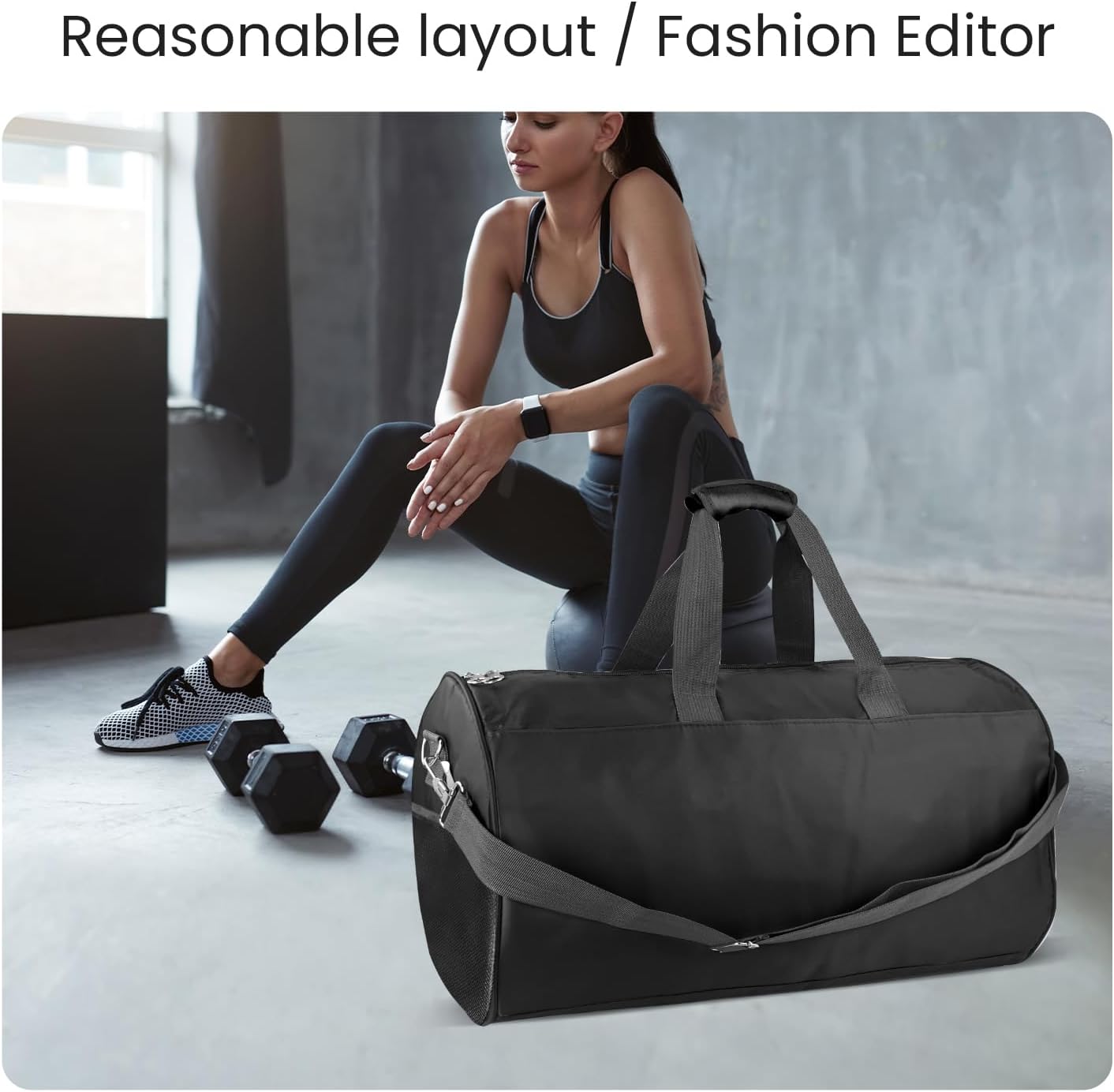 Small Gym Bag for Women & Men,Small Lightweight Duffel Bag Carry On Bags Mini Duffel Travel Bag Waterproof Sports Bags for Workout/Sport/Travel, Yellow