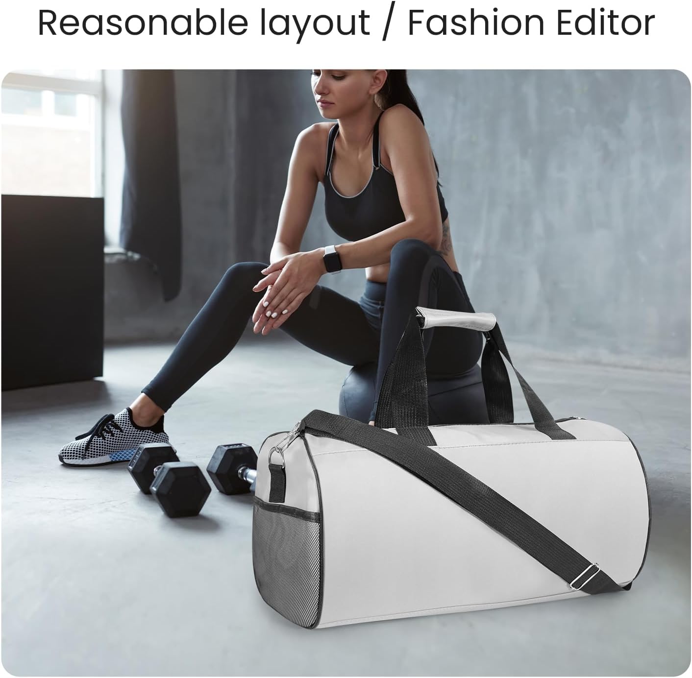 Small Gym Bag for Women & Men,Small Lightweight Duffel Bag Carry On Bags Mini Duffel Travel Bag Waterproof Sports Bags for Workout/Sport/Travel, Yellow