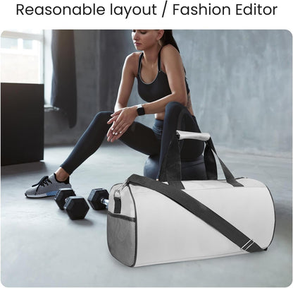 Small Gym Bag for Women & Men,Small Lightweight Duffel Bag Carry On Bags Mini Duffel Travel Bag Waterproof Sports Bags for Workout/Sport/Travel, Yellow