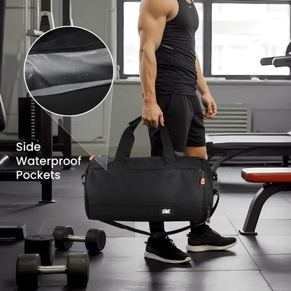 Small Gym Bag for Women & Men,Small Lightweight Duffel Bag Carry On Bags Mini Duffel Travel Bag Waterproof Sports Bags for Workout/Sport/Travel, Yellow