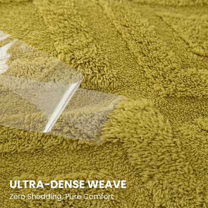 Double-sided Fluffy Sherpa Throw Blanket for Couch,Mustard Yellow,40"x60" | Soft Reversible Sherpa Fleece,Lightweight Warmth for Couch,Gaming,Pet Snuggling,Travel,Decor & Easy Care,Gift-given