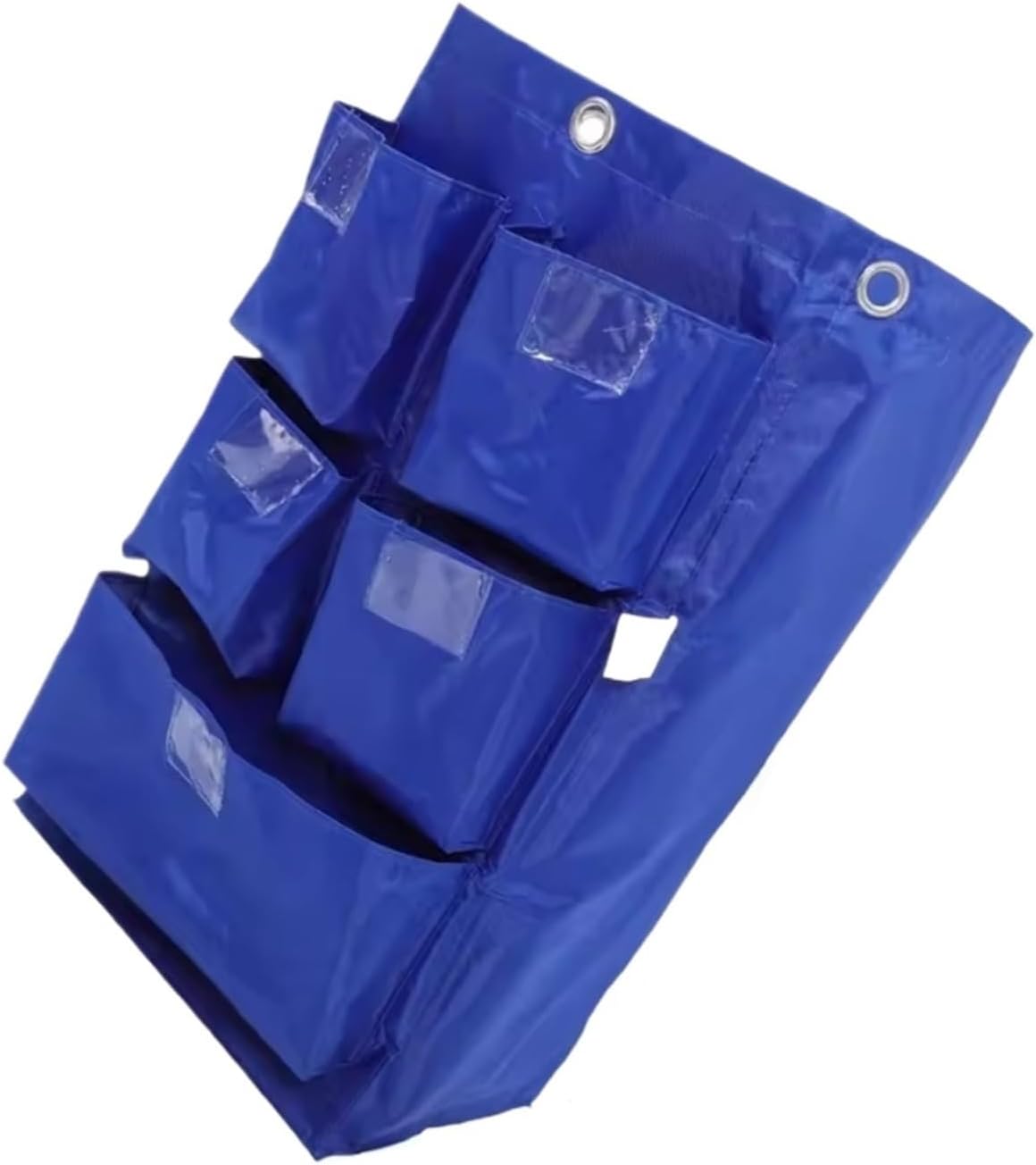 Replacement Janitorial Cart Bag Housekeeping Cart Bag Versatile Cleaning Cart Pouch Sturdy Janitorial Supply Bag for Cleaning Trolleys Tool Organization and for Housekeeping Commercial(Yellow)